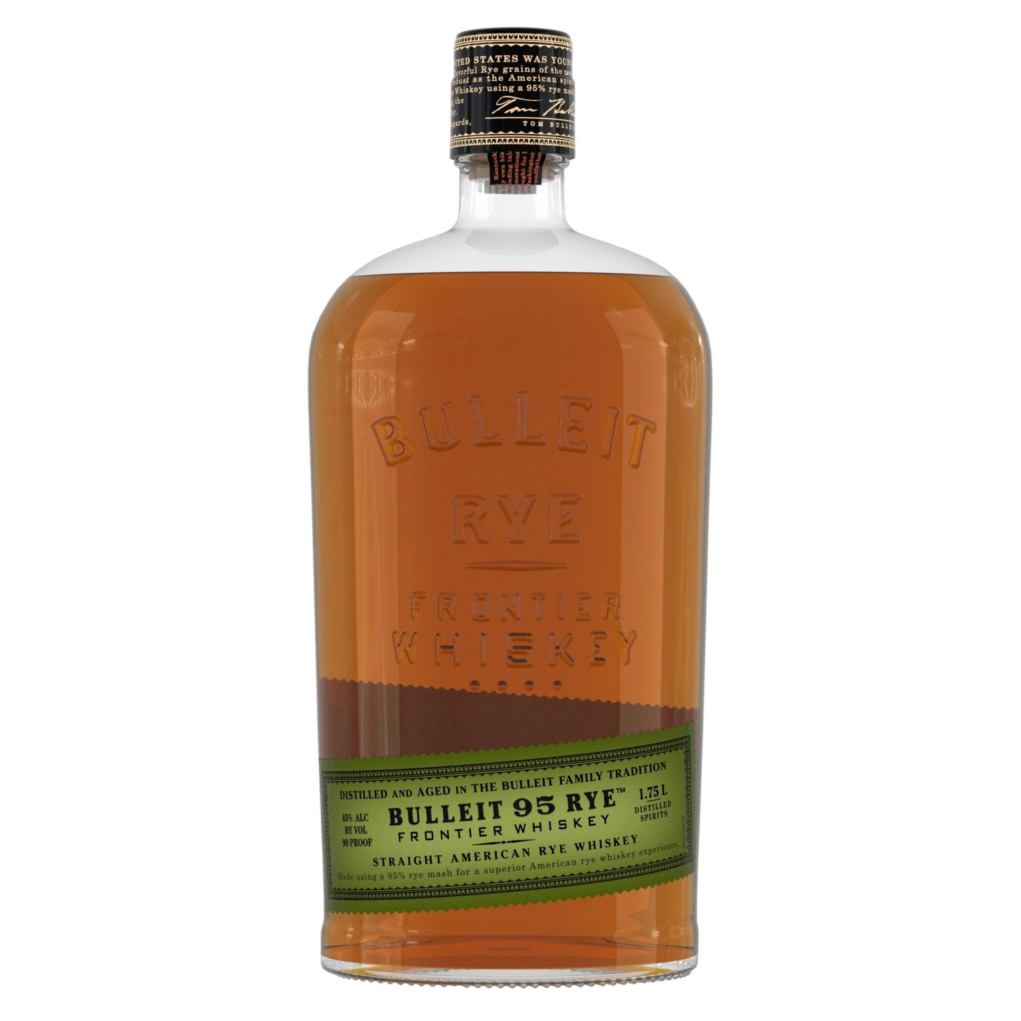 Bulleit Rye Frontier Whiskey - 1.75 L bottle
