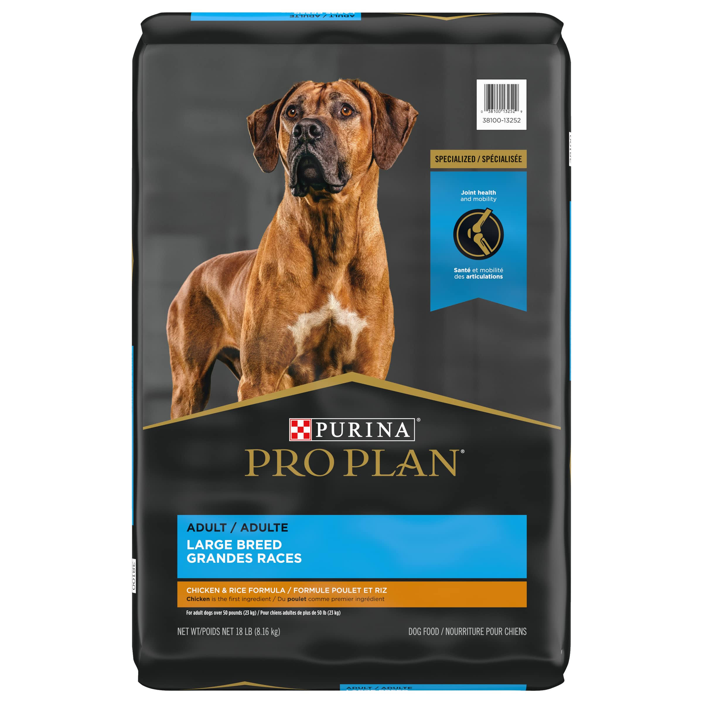 Purina Pro Plan Dry Adult Dog Food - Large Breed Formula, 18lbs
