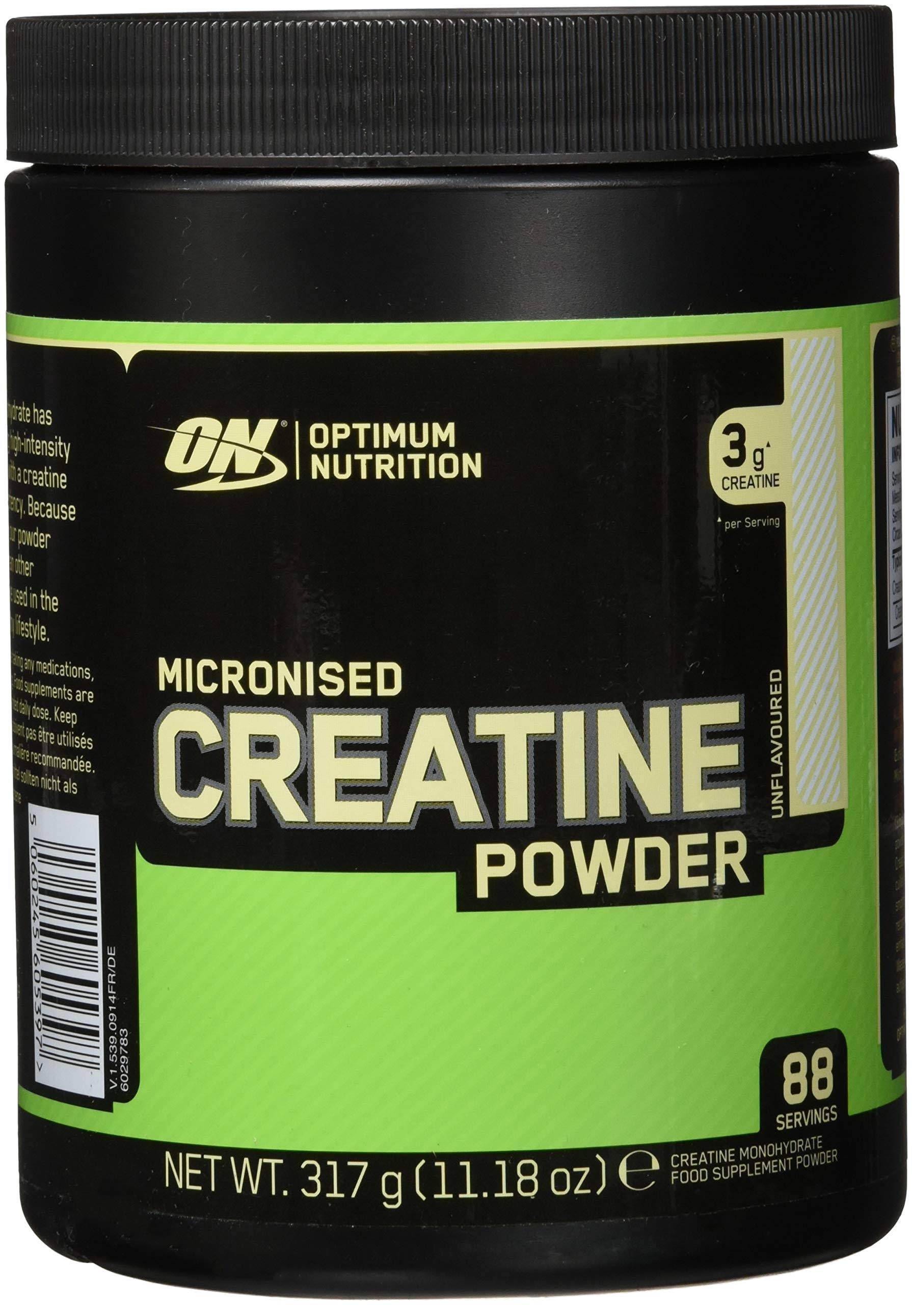 Optimum Nutrition Micronised Creatine Powder Supplement - Unflavoured, 317g