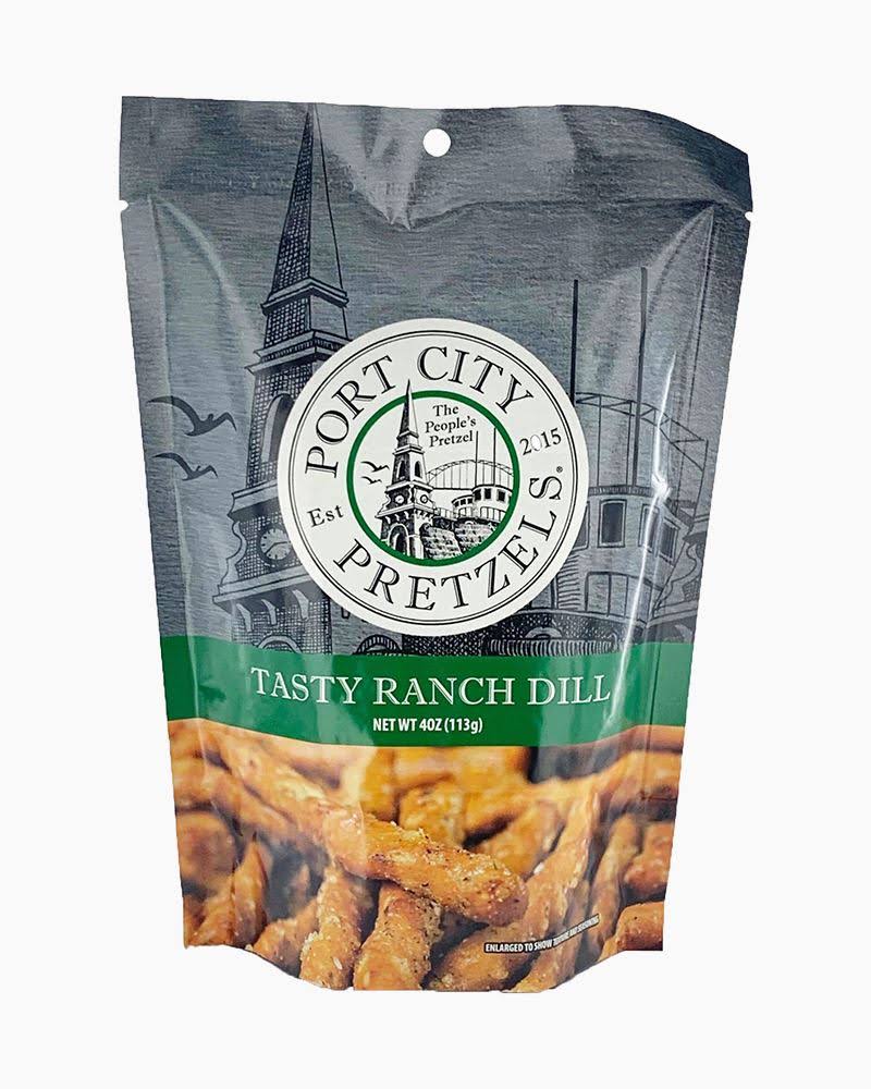 Tasty Ranch Dill Pretzels - 4 oz - Port City Pretzel (Regular)