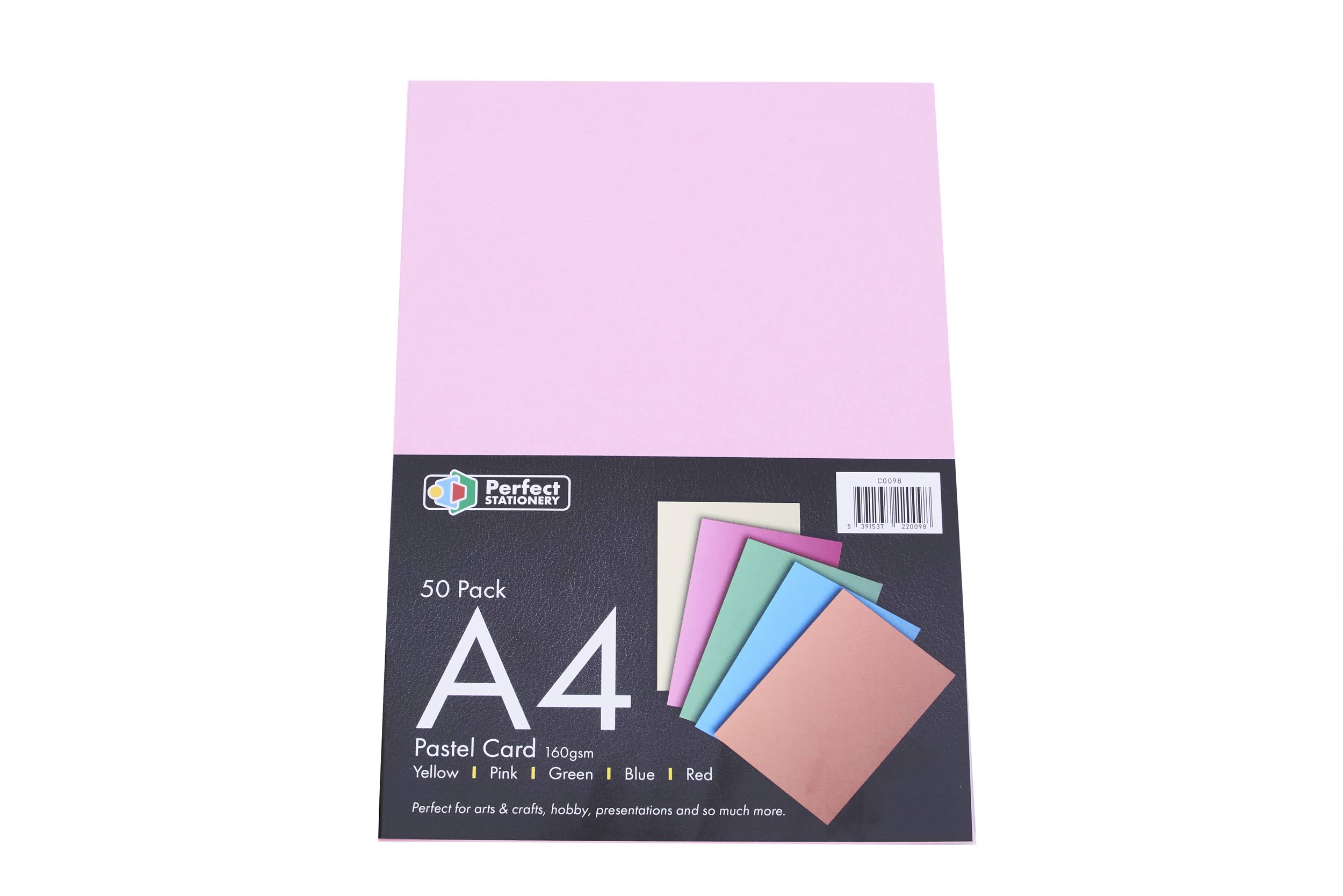 A4 Card 160Gsm Pastel Colours