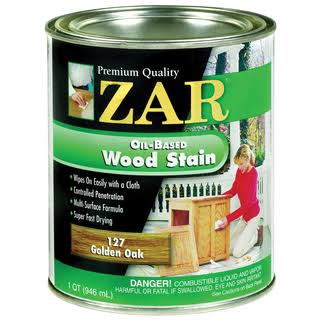 Zar Interior Oil Based Wood Stain - Golden Oak, 1 Quart