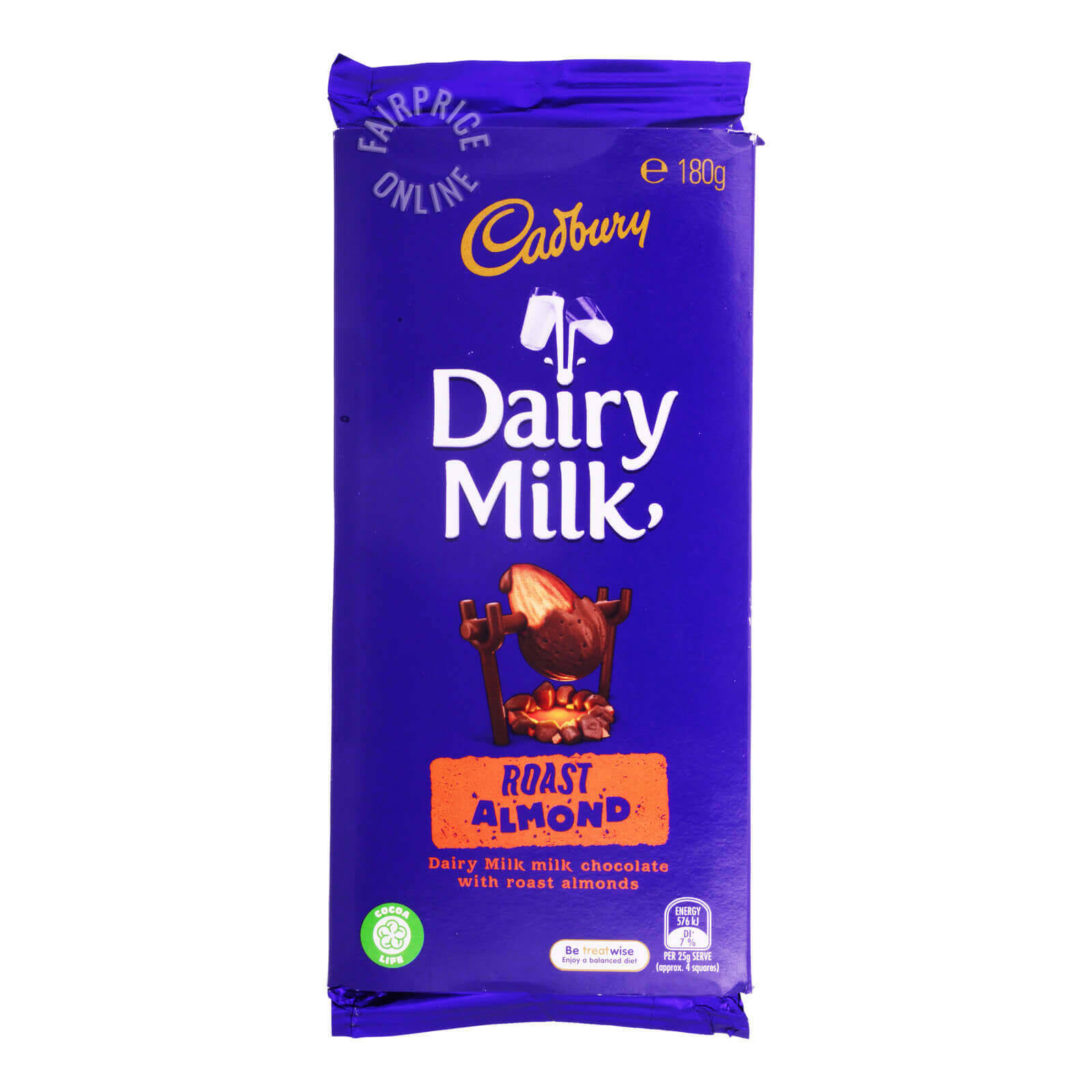 Cadbury Dairy Milk Roast almond (180g)