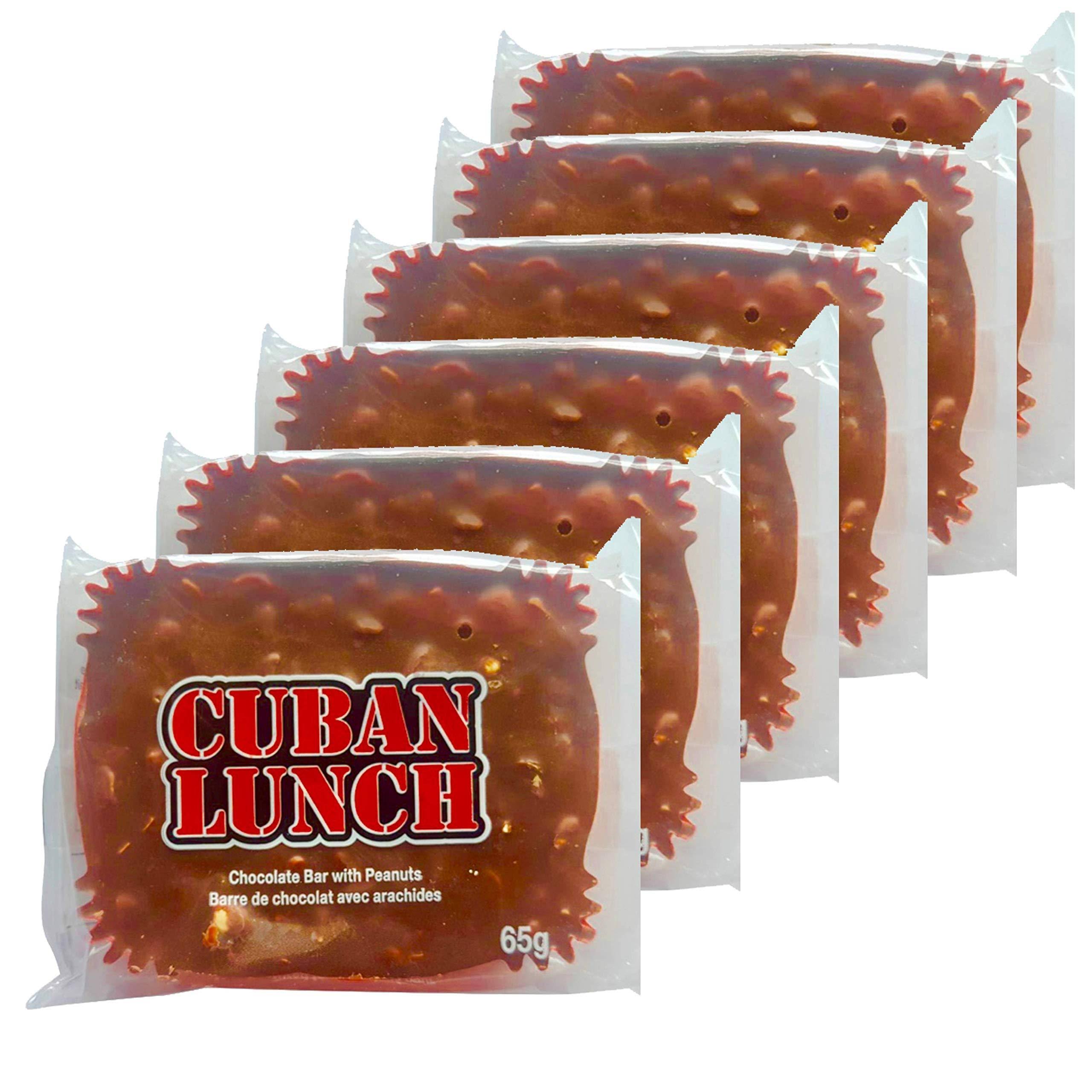 Cuban Lunch Chocolate Bar with Peanuts Candy