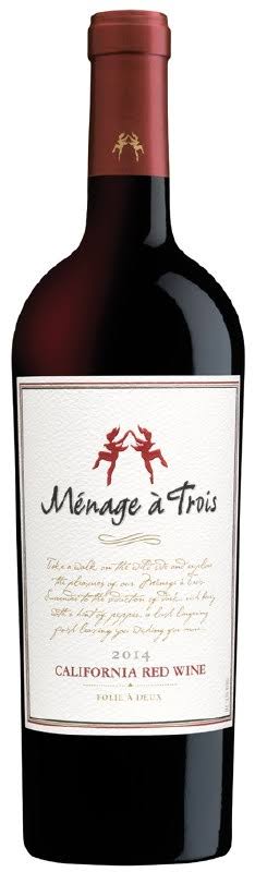 Menage a Trois Red Wine - California