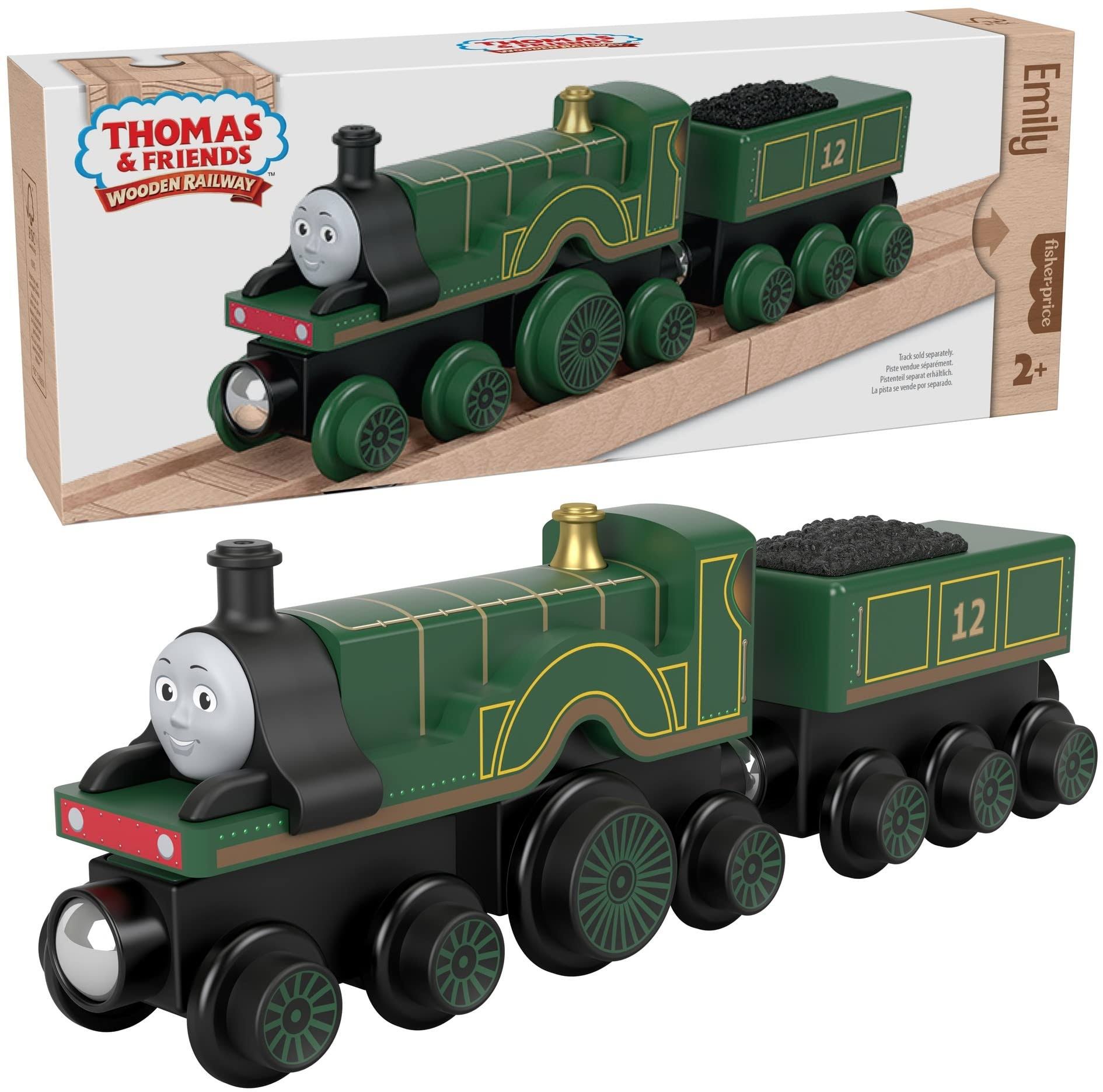 Thomas and Friends Wooden Railway Emily Engine and Coal-Car