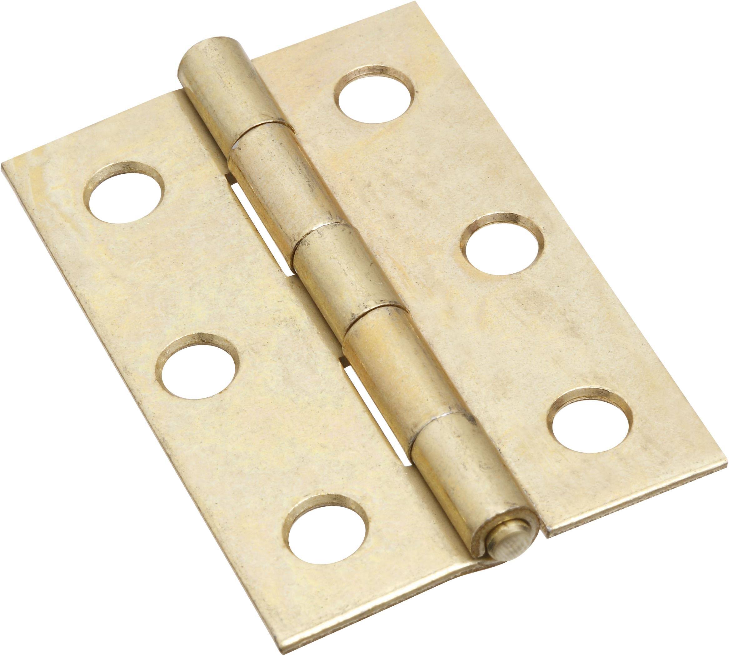 National Hardware Pin Hinge - Brass