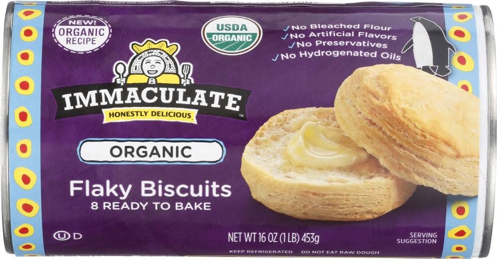 Immaculate Baking Refrigerated Flaky Biscuits - 8ct, 16.0oz