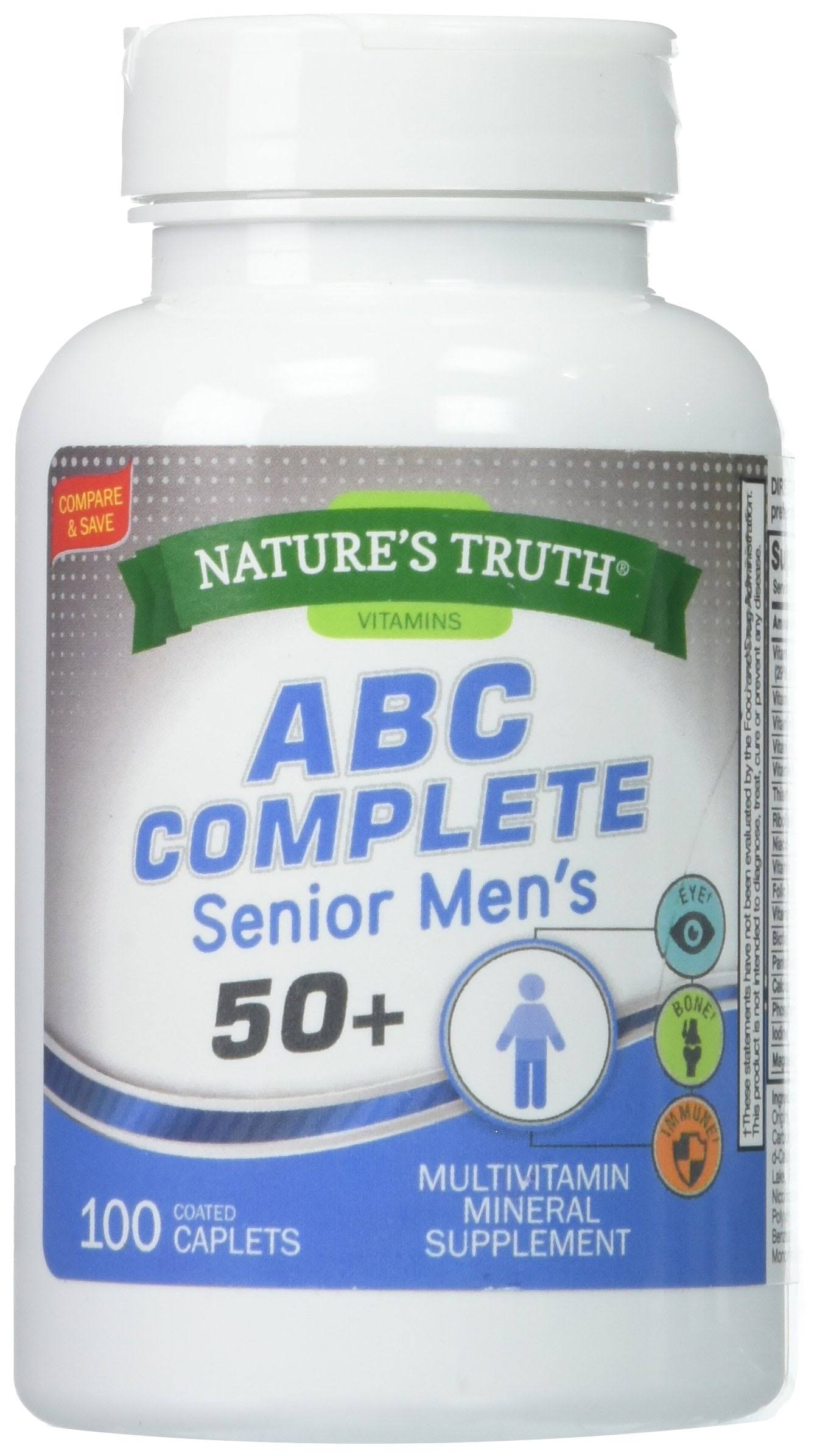 Nature's Truth ABC Complete Mens 50+ Multivitamin 100 Count (2)
