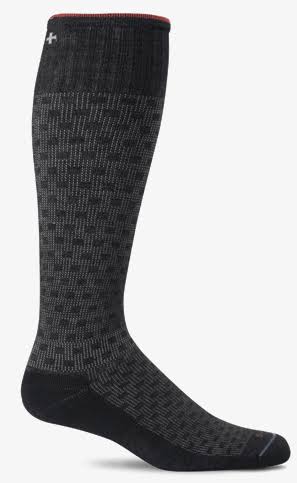Sockwell Women's Elevation Firm Graduated Compression Socks - Black Multi, Small and Medium
