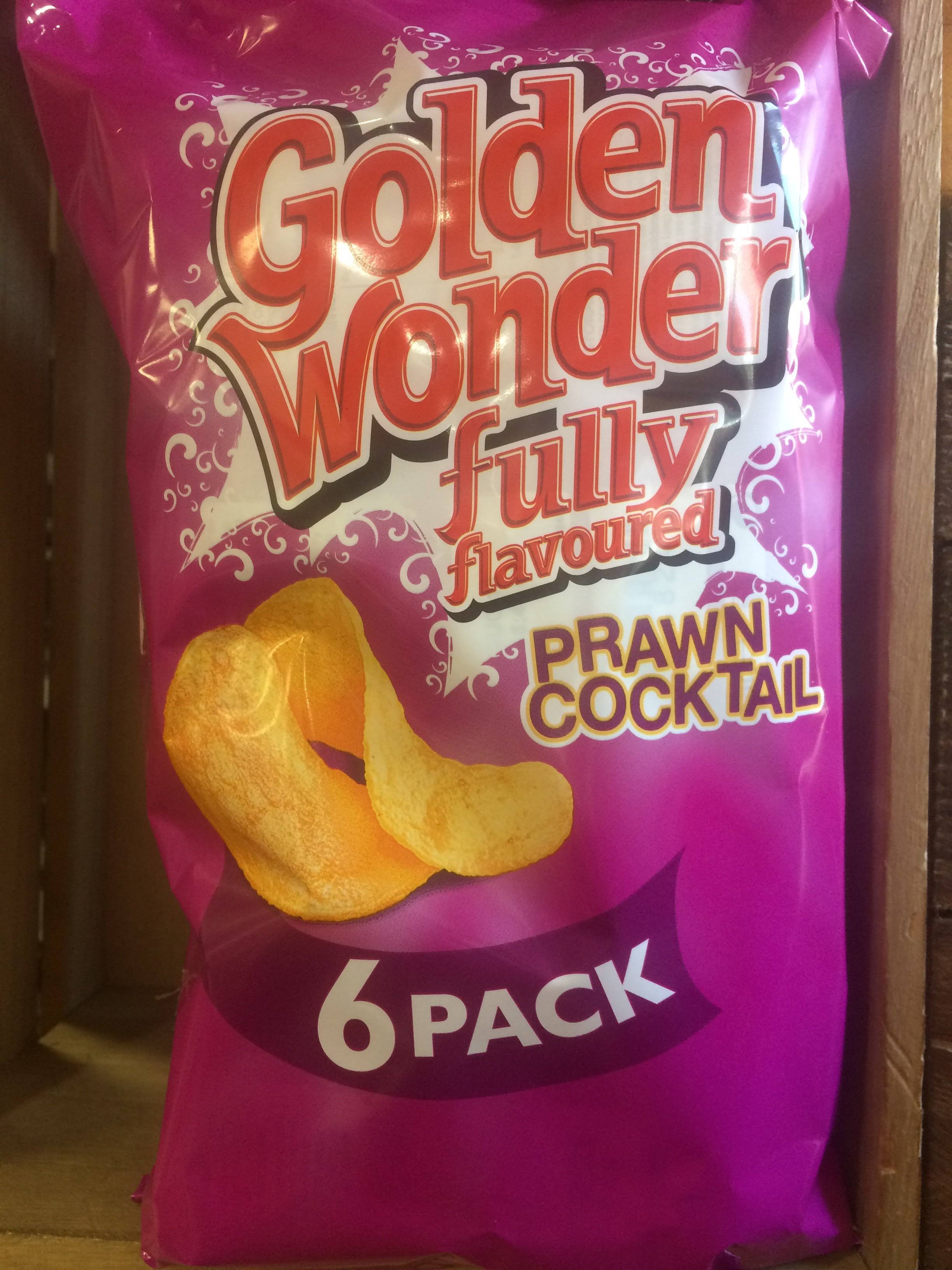 Golden Wonder Prawn Crisps 6 Pack Delivered to USA