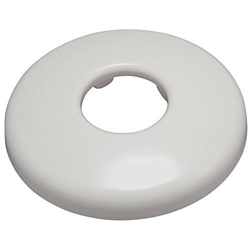 Plumb Pak Shallow Slip-On Bath Plastic Flange - White, 1.3cm