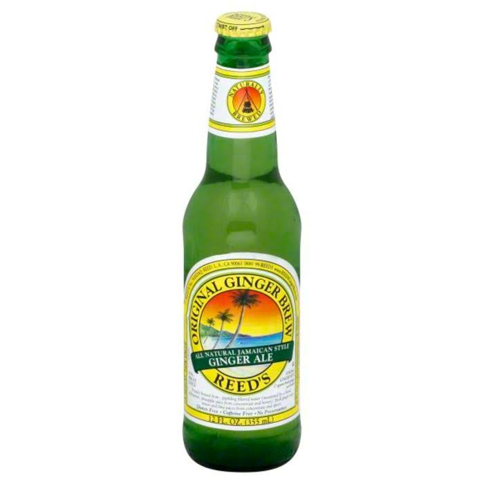 Reeds Ginger Ale, Original Brew, Jamaican Style - 12 fl oz