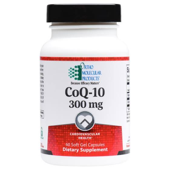 Ortho Molecular Products Coq10 Dietary Supplement - 60 Soft Gels