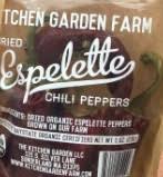 Kitchen Garden Farm Organic Dried Espelette Peppers