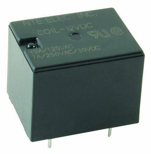 NTE Electronics R46-5D12-24 Series R46 General Purpose DC Mount Relay, SPDT Cont