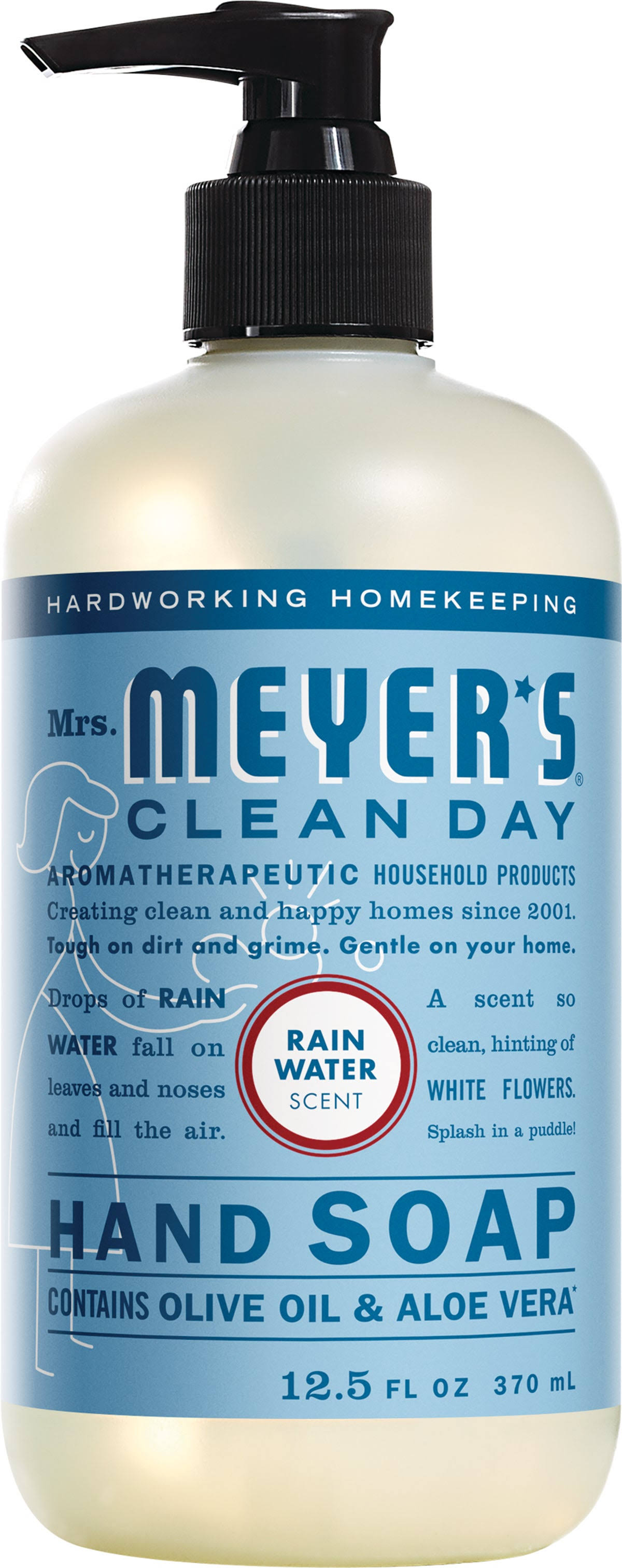 Mrs. Meyers Clean Day Liquid Hand Soap - Rain Water - 12.5 FL oz (370 ml)