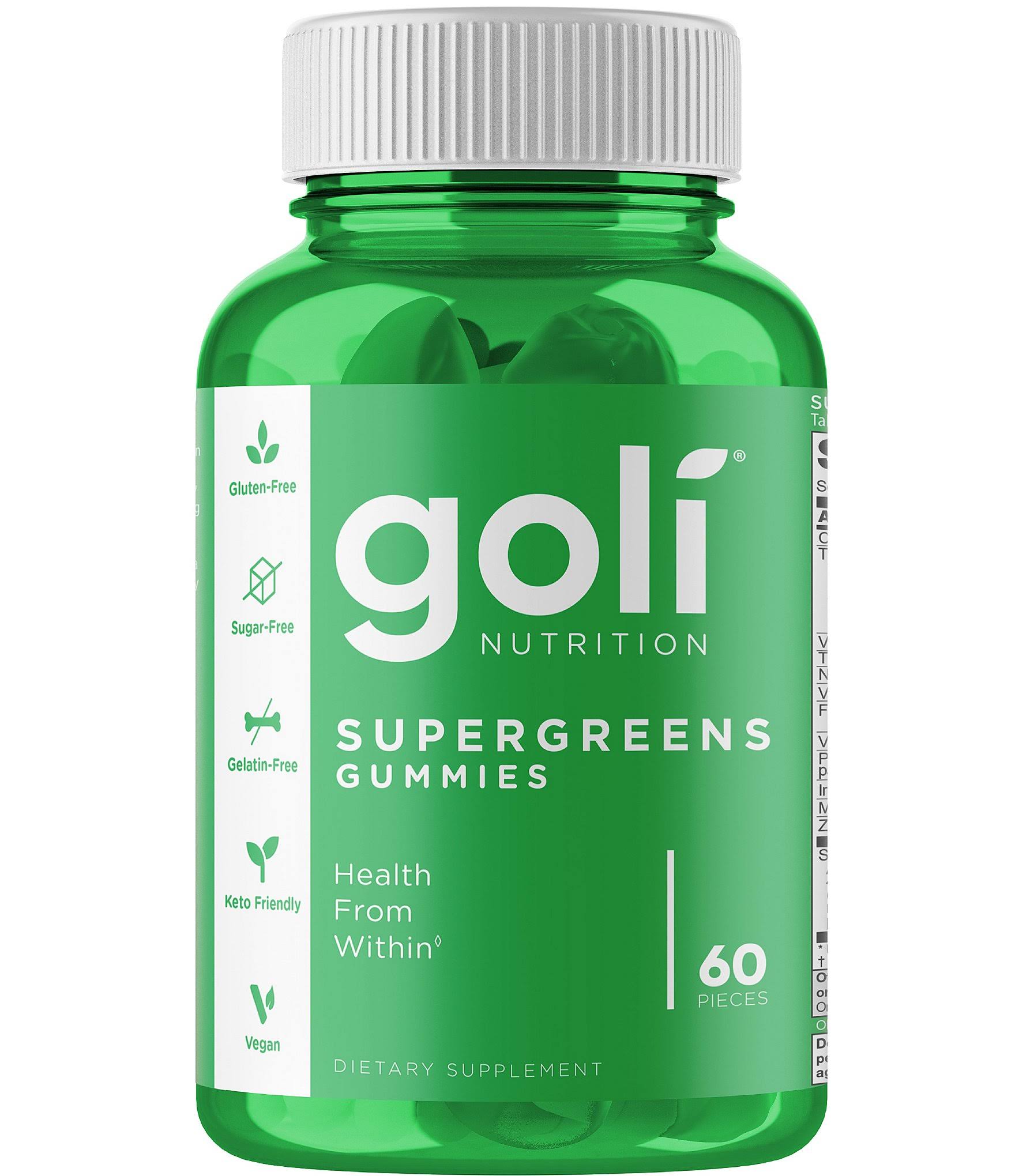 Goli Super Greens Gummies - 60 Gummies