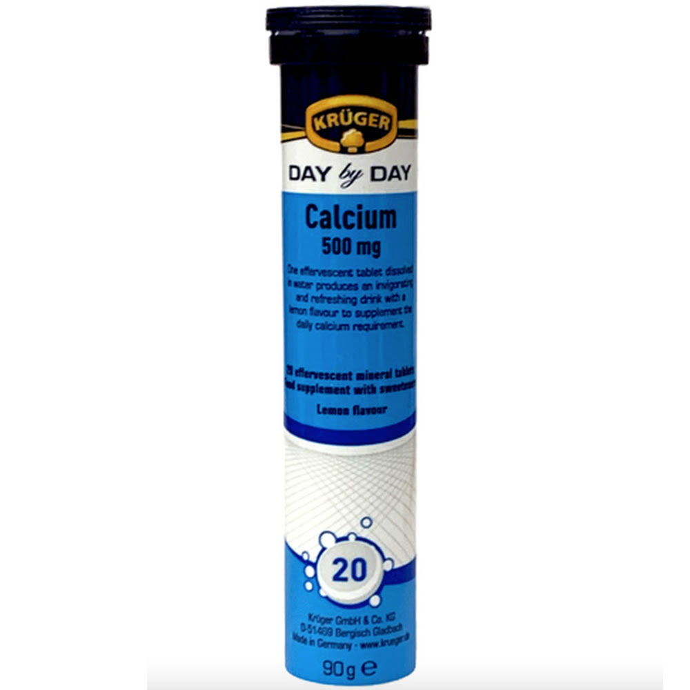 Krueger Effervescent Mineral Calcium Food Supplement - 20pcs