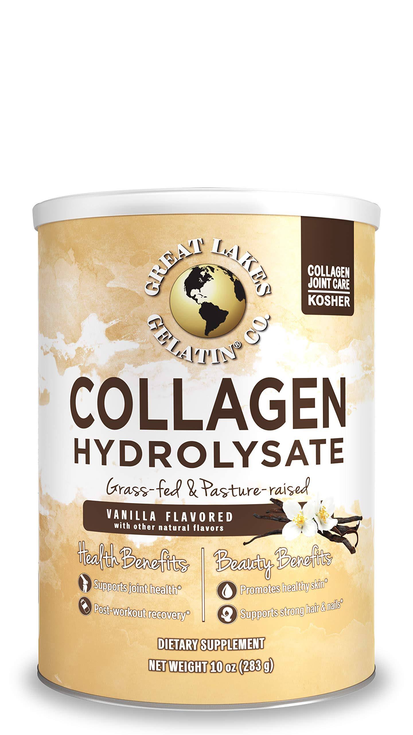 Great Lakes Gelatin Collagen Hydrolysate Vanilla Flavored