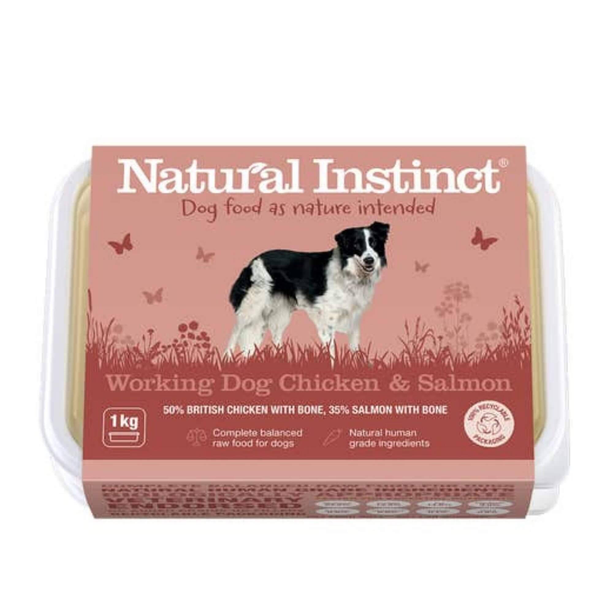 Natural Instinct Dog Working Food - Salmon, 1kg