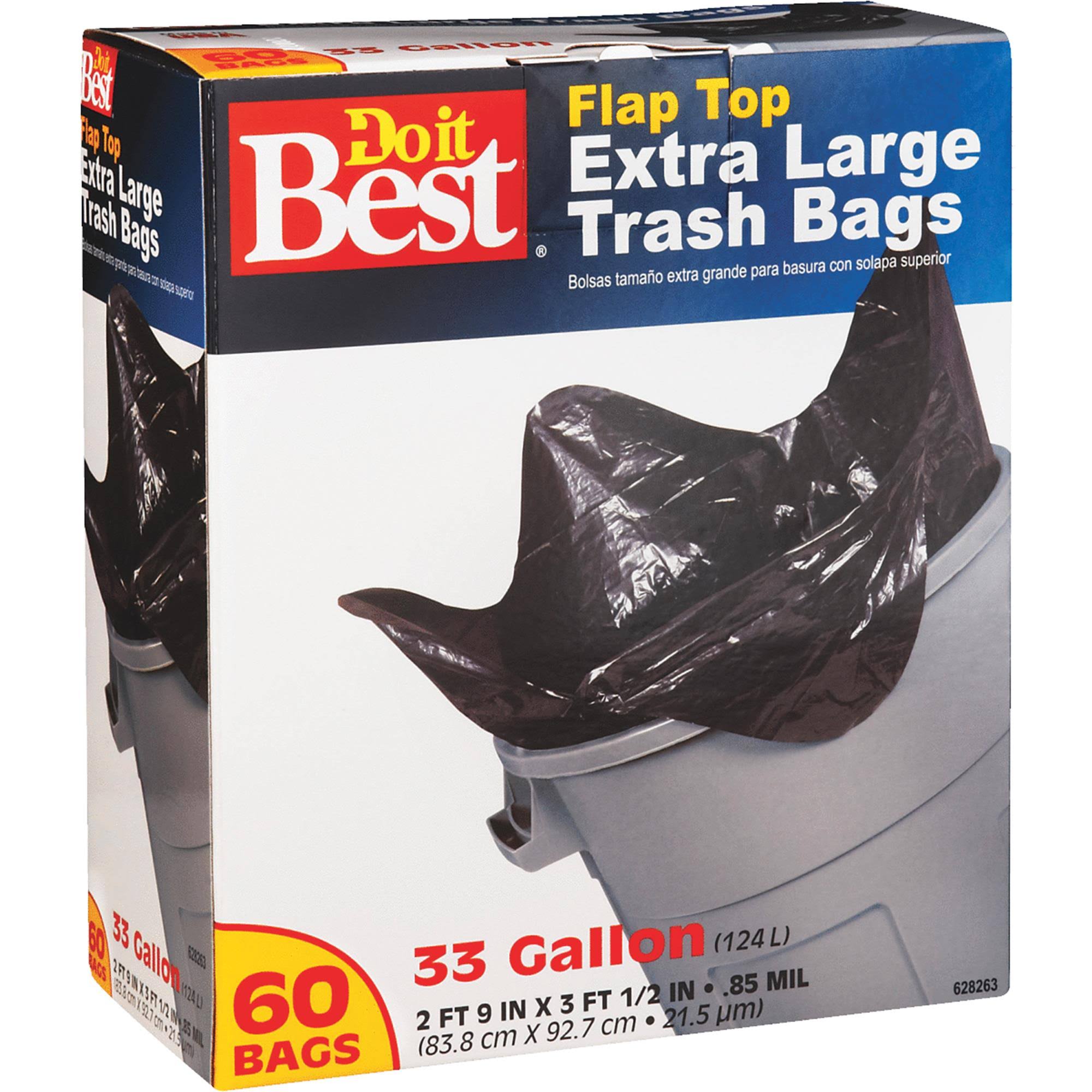 Presto Products Trash Bag - 33gal, 60ct