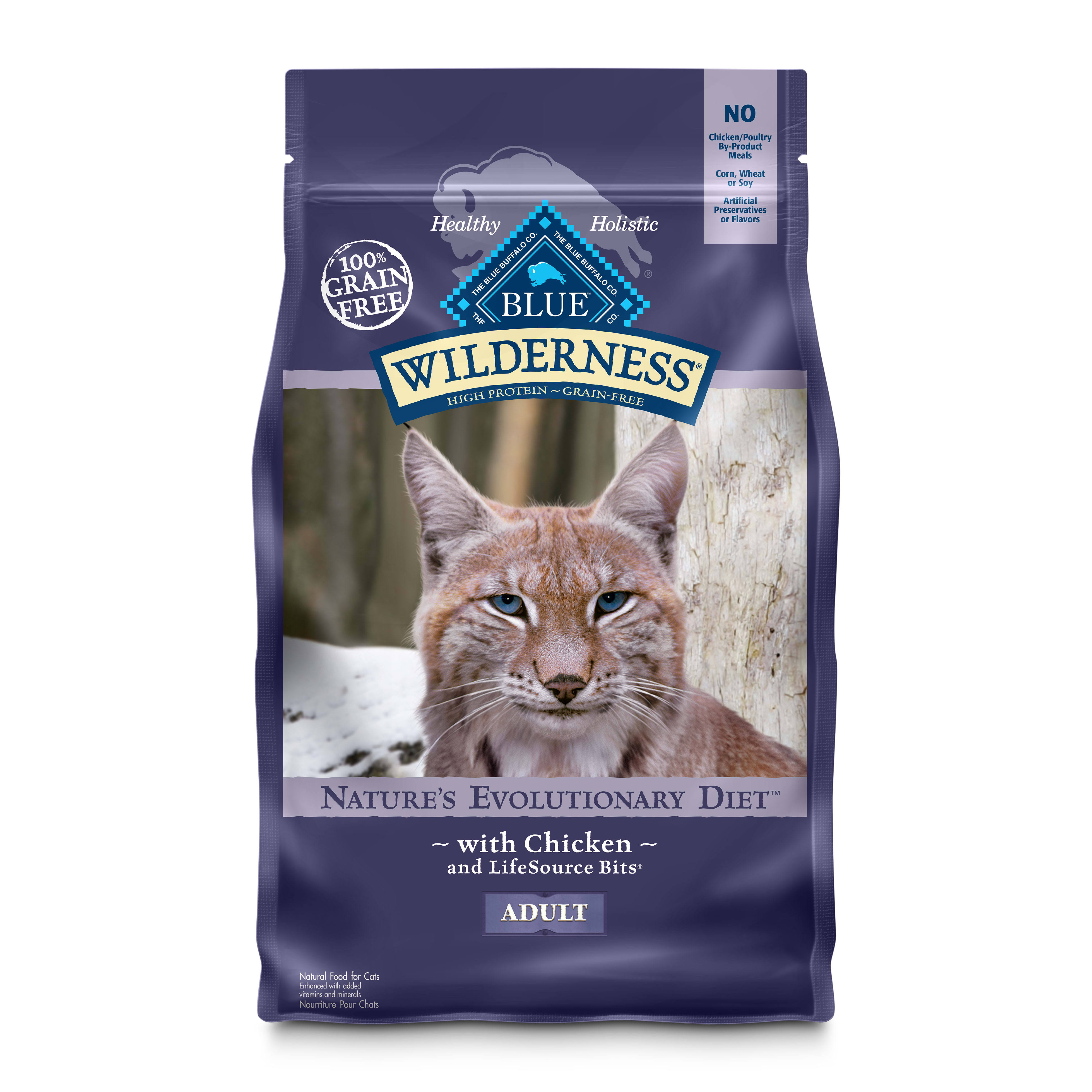 Blue Buffalo Wilderness High Protein Dry Adult Cat Food - Chicken
