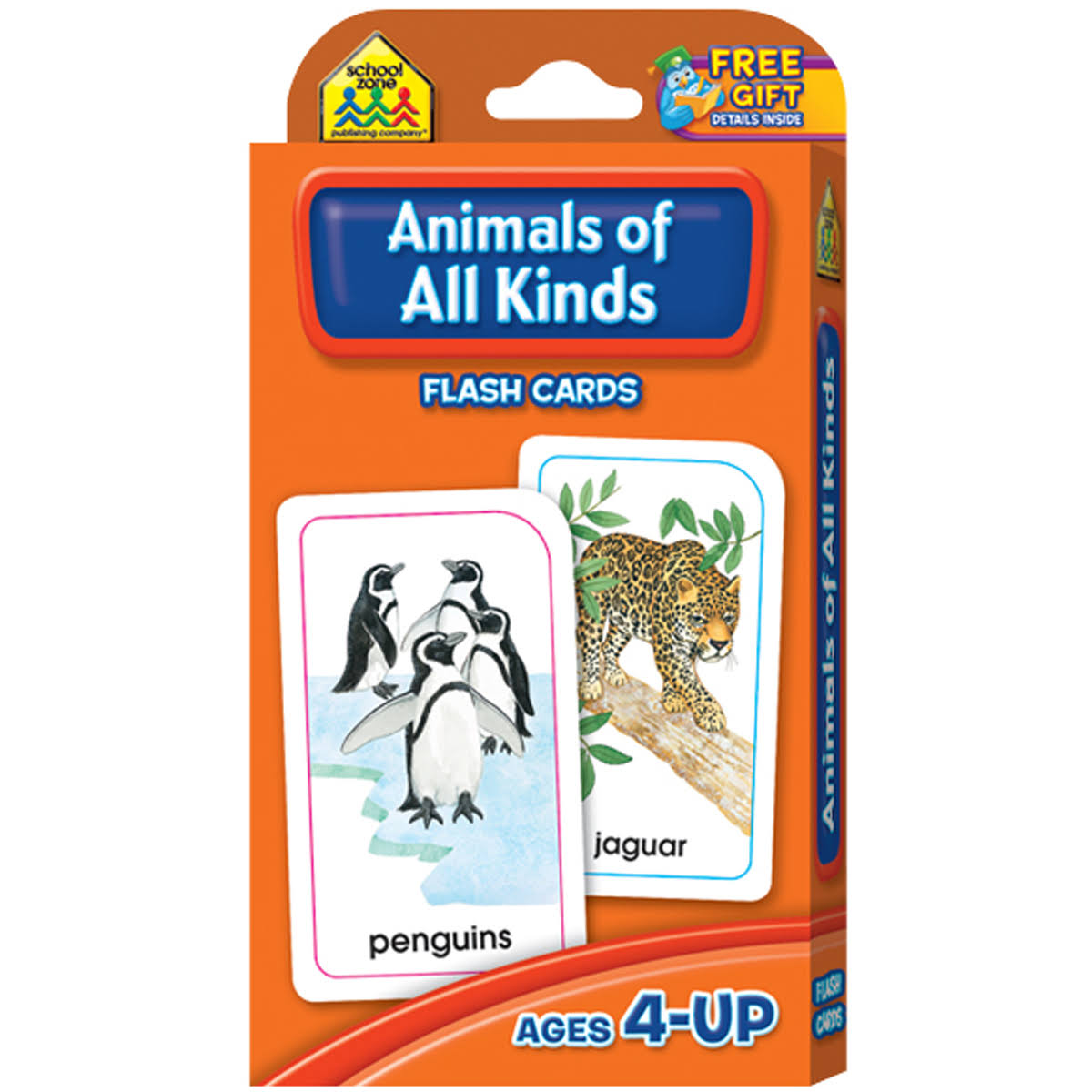Animals of All Kinds Flash Cards - 54 Pieces