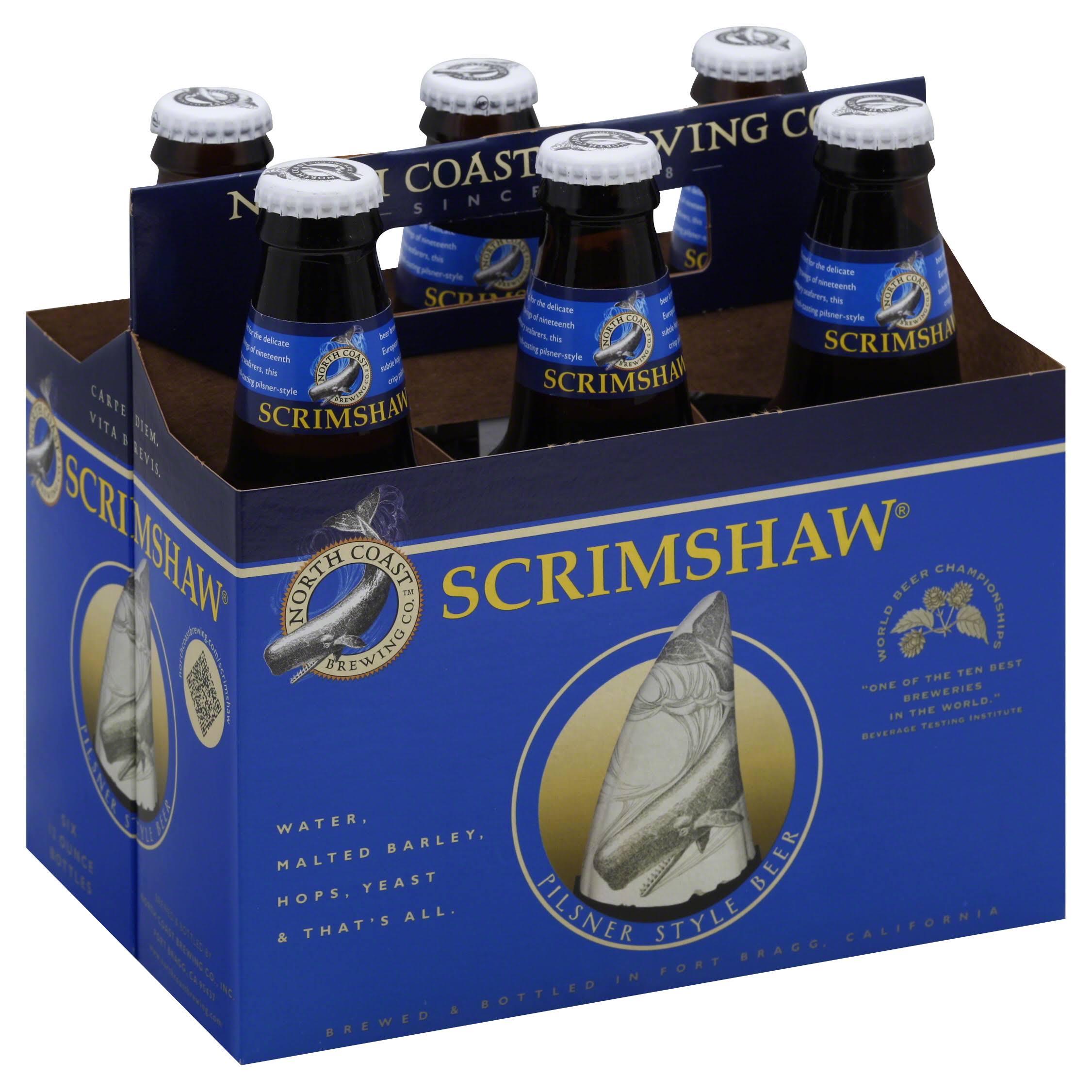 North Coast Brewing Co. Scrimshaw Pilsner Style Beer - 12oz