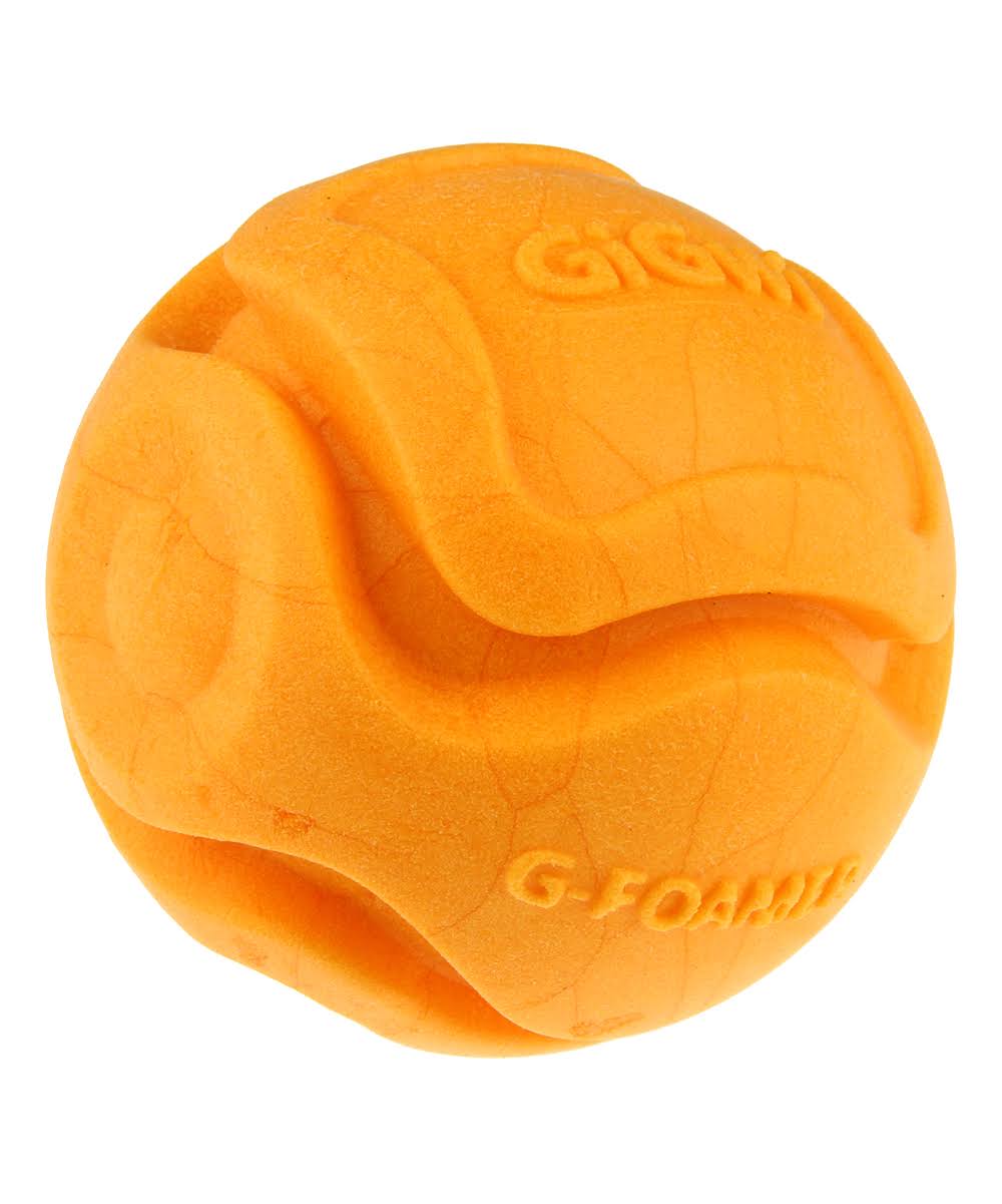 GiGwi Orange Ball Dog Toy One-Size