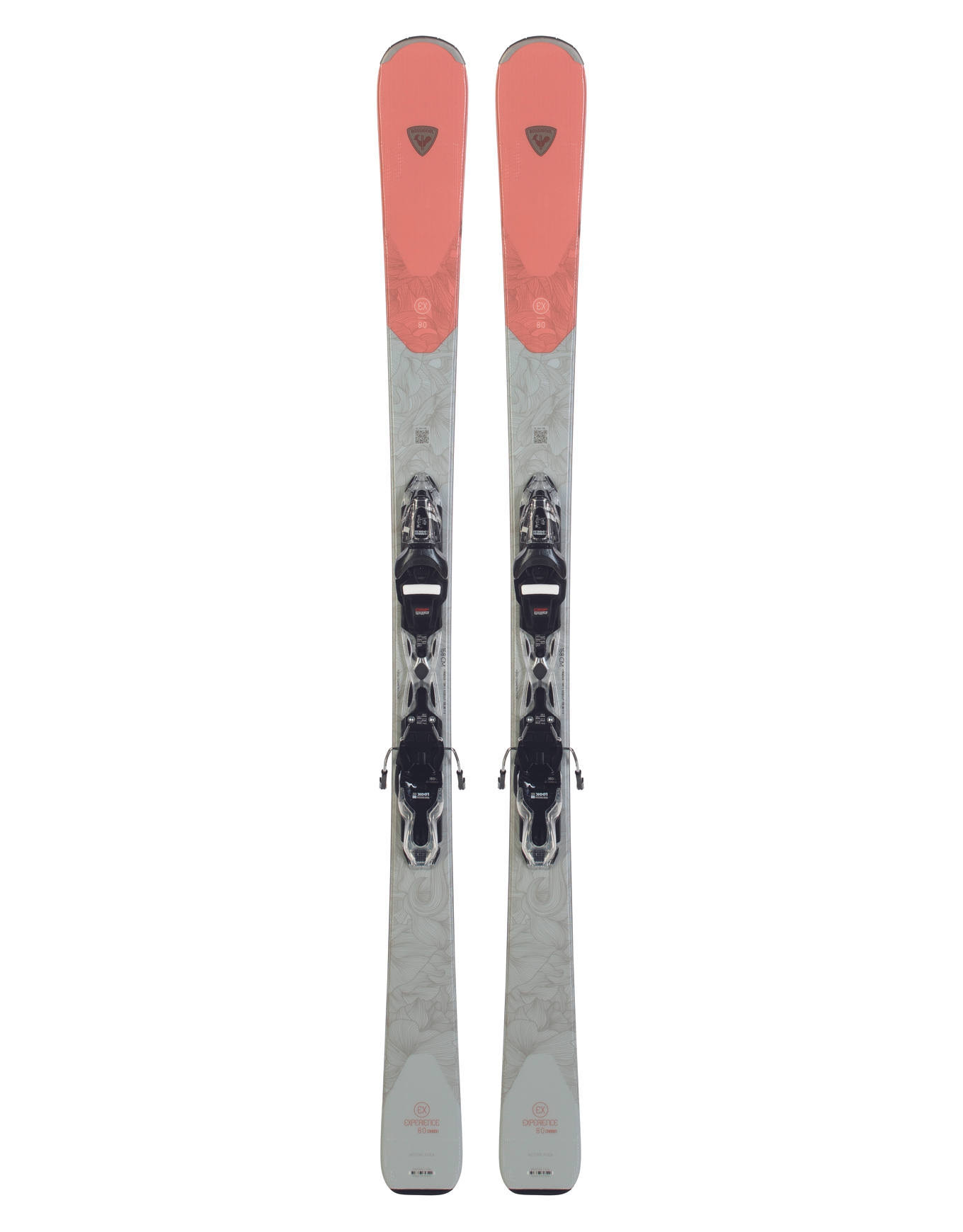 women's alpine ski with binding - rossignol experience 80 ca