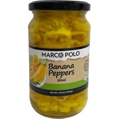Marco Polo Sliced Banana Peppers - 15.5 Ounces - Rich's Fresh Market - Delivered by Mercato