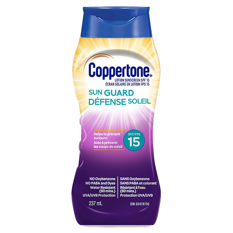 Coppertone Sun Guard Sunscreen Lotion - SPF15 Size 237ml