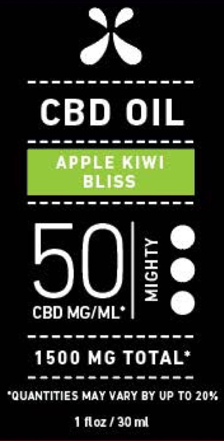 Green Roads Apple Kiwi Bliss Broad Spectrum Oil - 1500mg