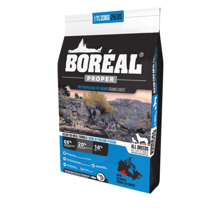 Boreal Proper Dog Food - Low Carb Grains Fish, 2.26kg