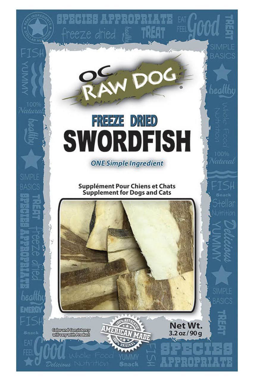 OC Raw Dog Swordfish Freeze-Dried Treats, 3.2-oz