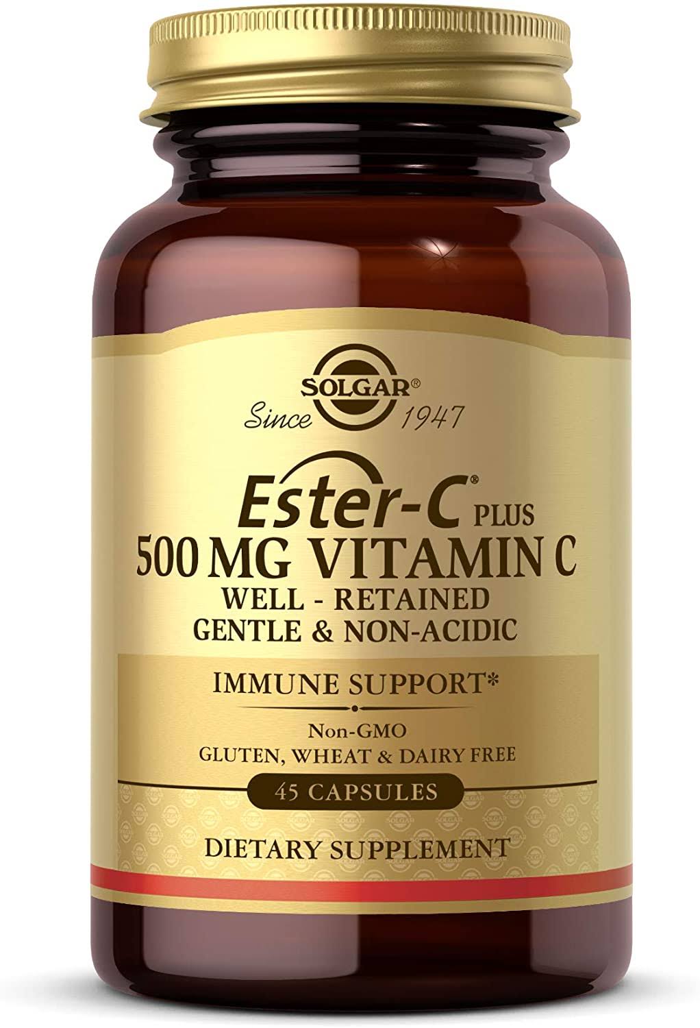 Solgar Ester-C Plus 500 mg Vitamin C 45 Capsules