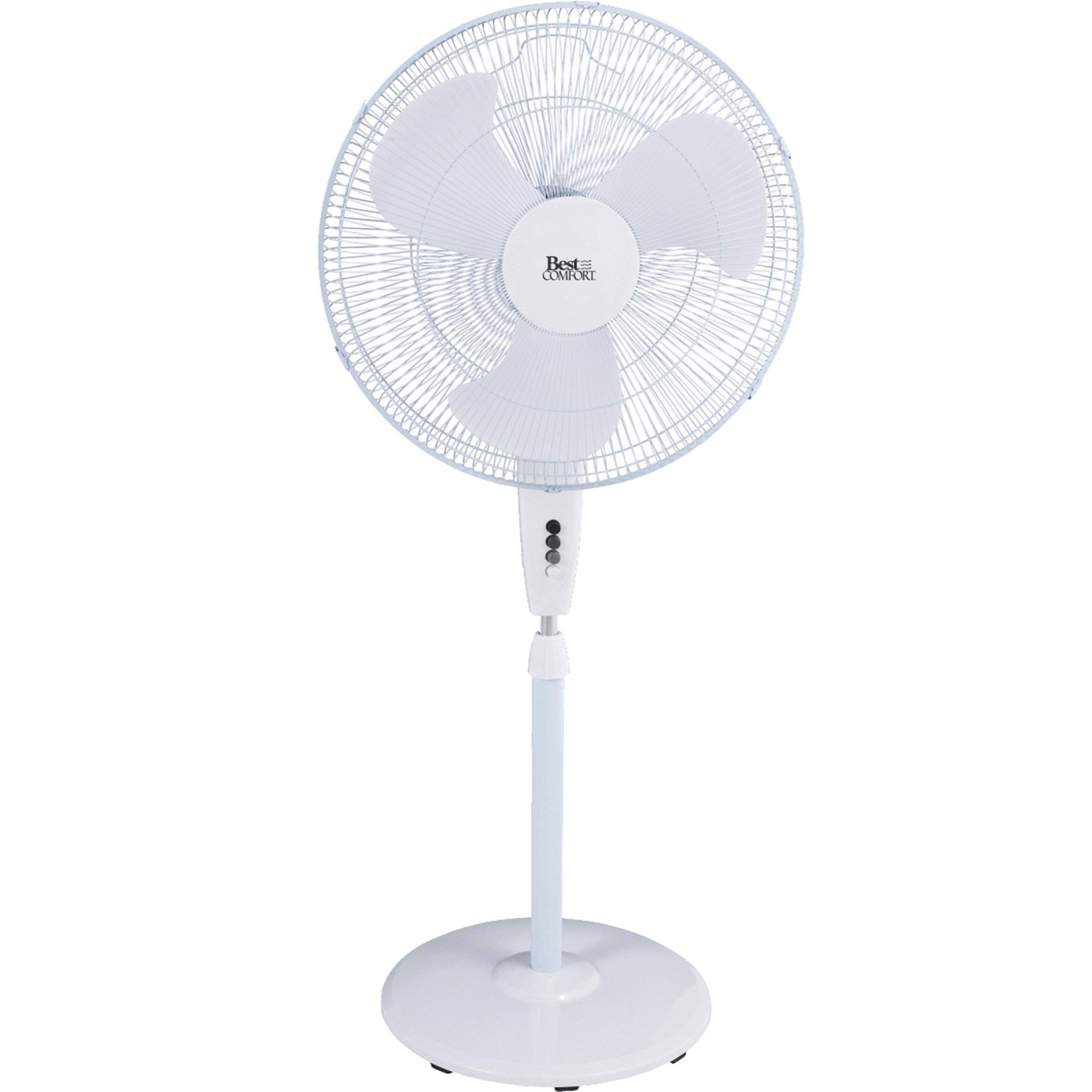 Best Comfort Oscillating Pedestal Fan - 18"