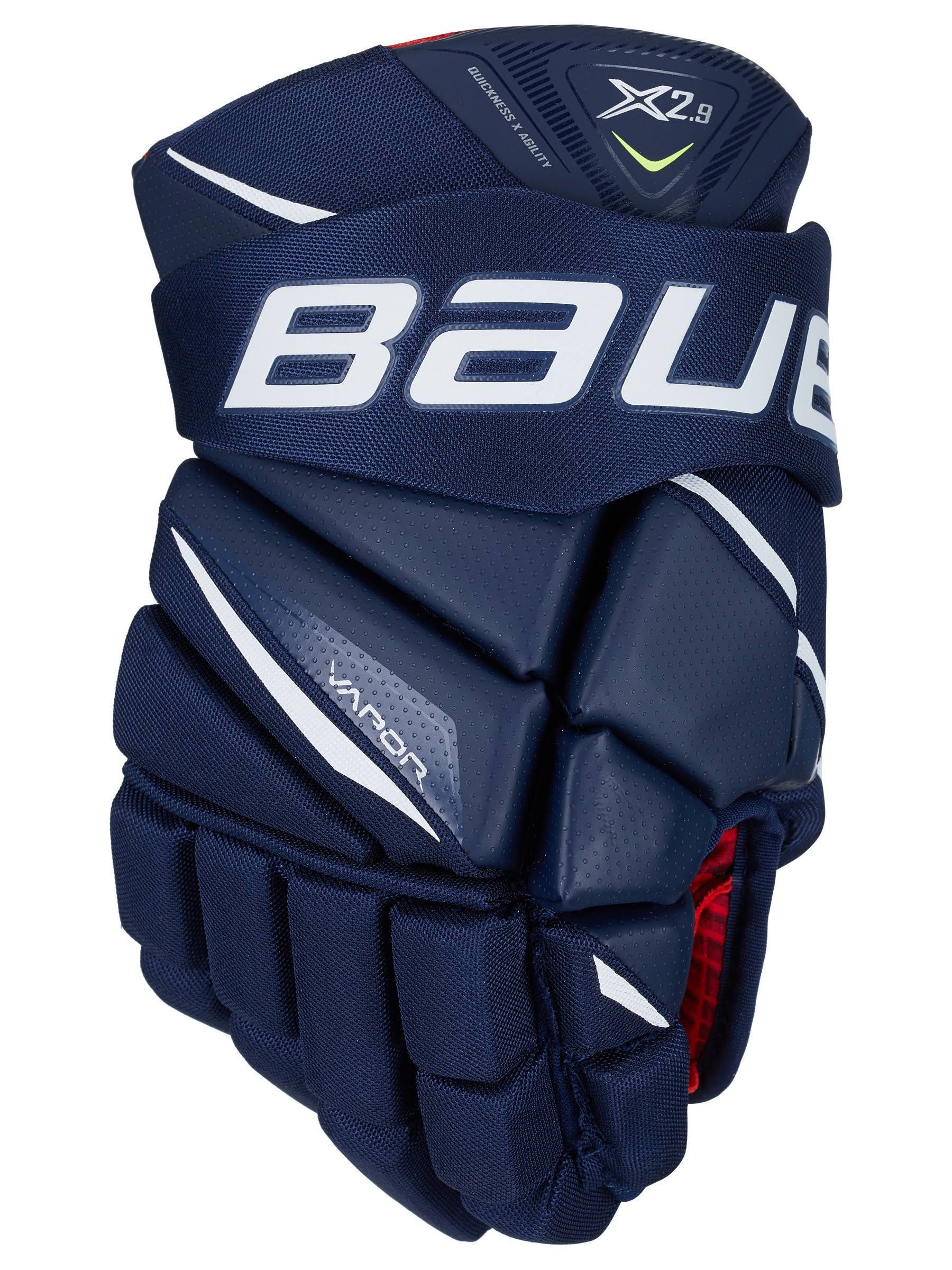 Bauer Vapor X2.9 Hockey Gloves - Senior - Navy - 13.0"