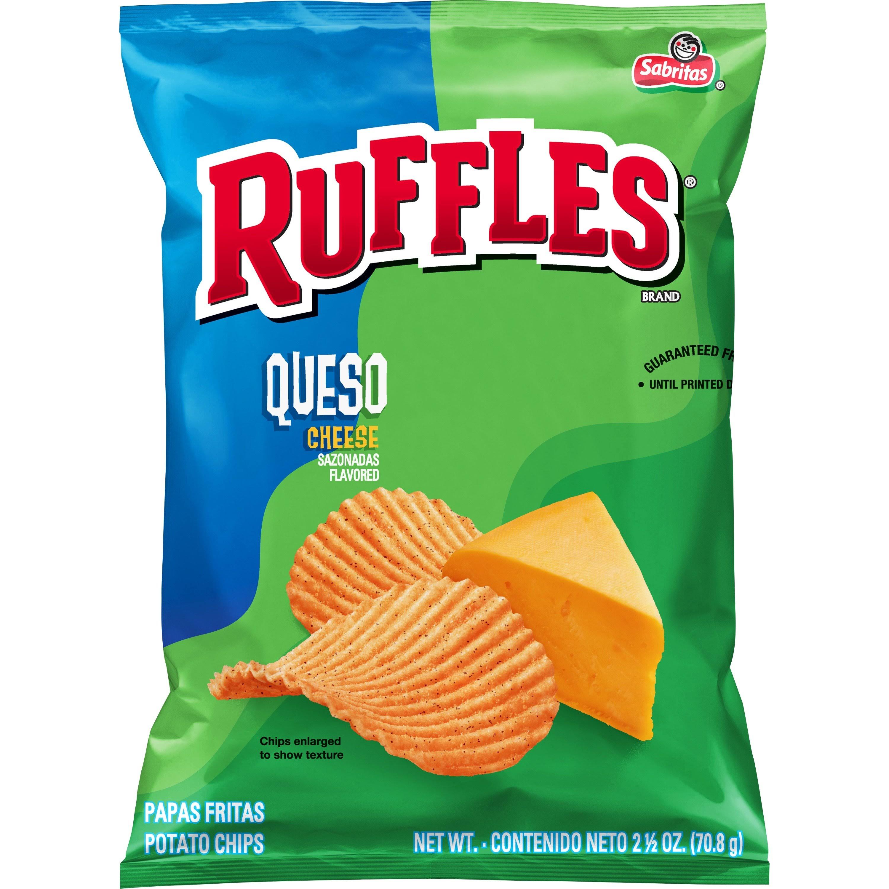 Ruffles Queso Cheese Potato Chips - 8.5oz
