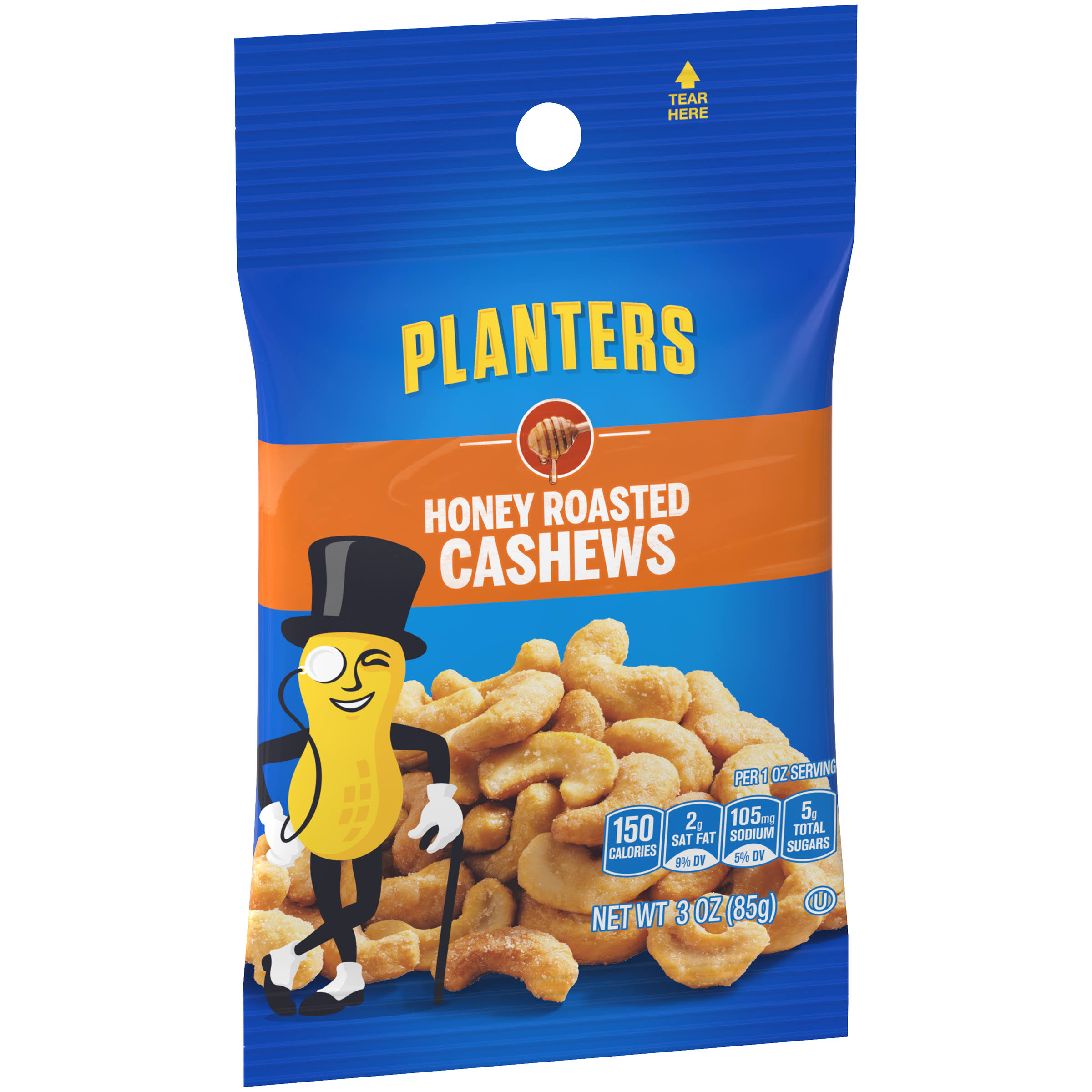 Planters Honey Roasted Cashews - 3oz