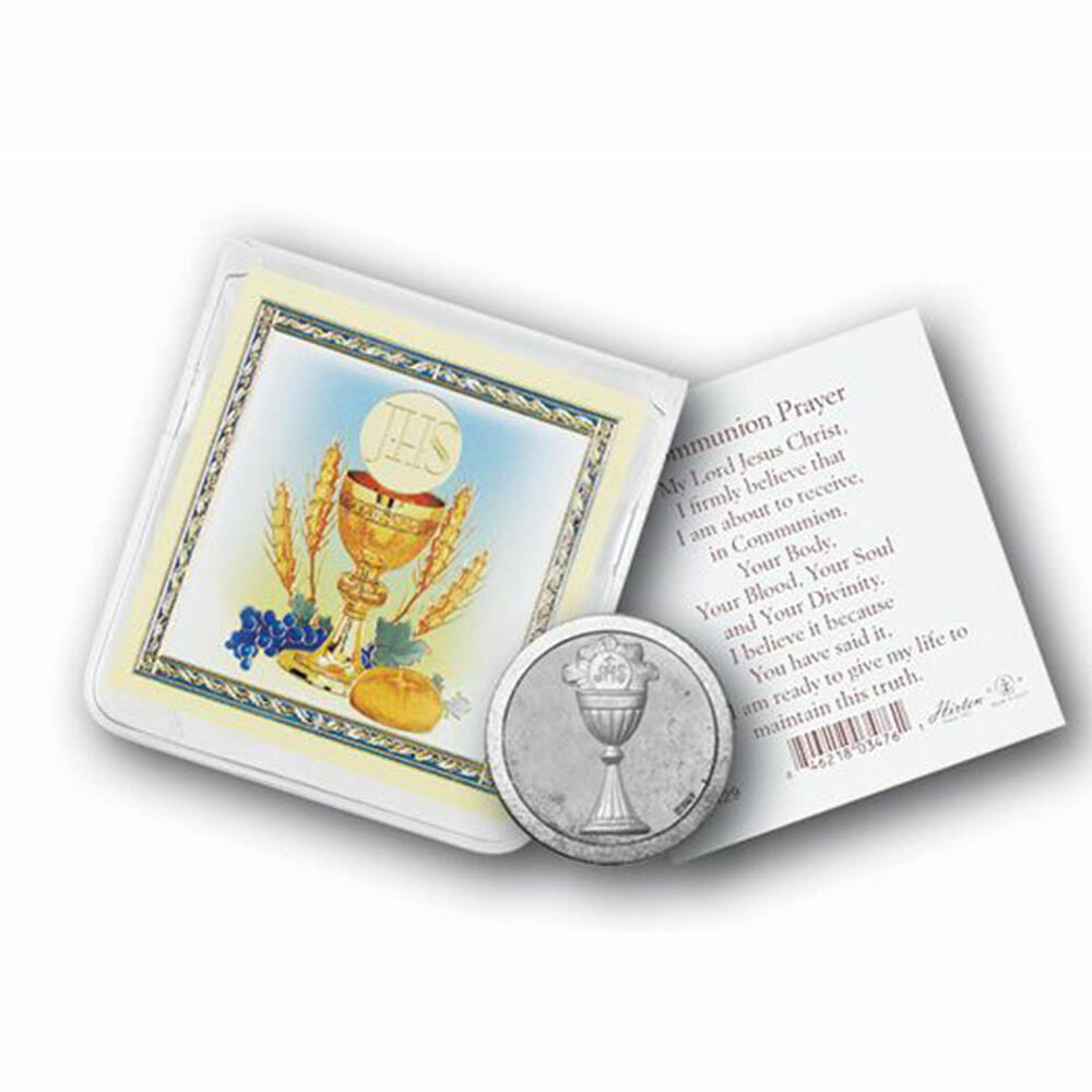 Communion Token w/Pouch and Holy Card