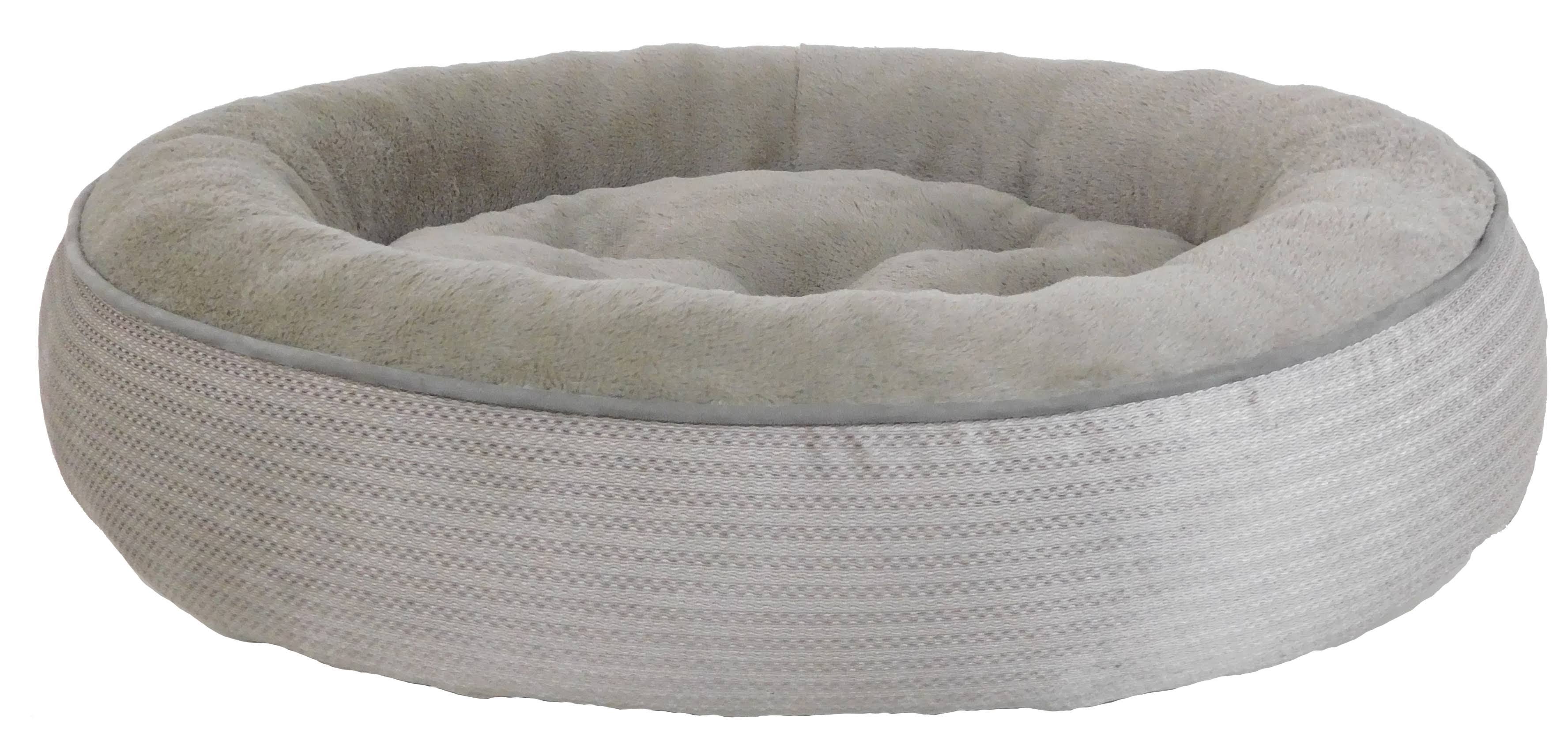 Arlee Pet Products Duncan Dunkin Dog Bed Gravel Grey 36X27X7 inch