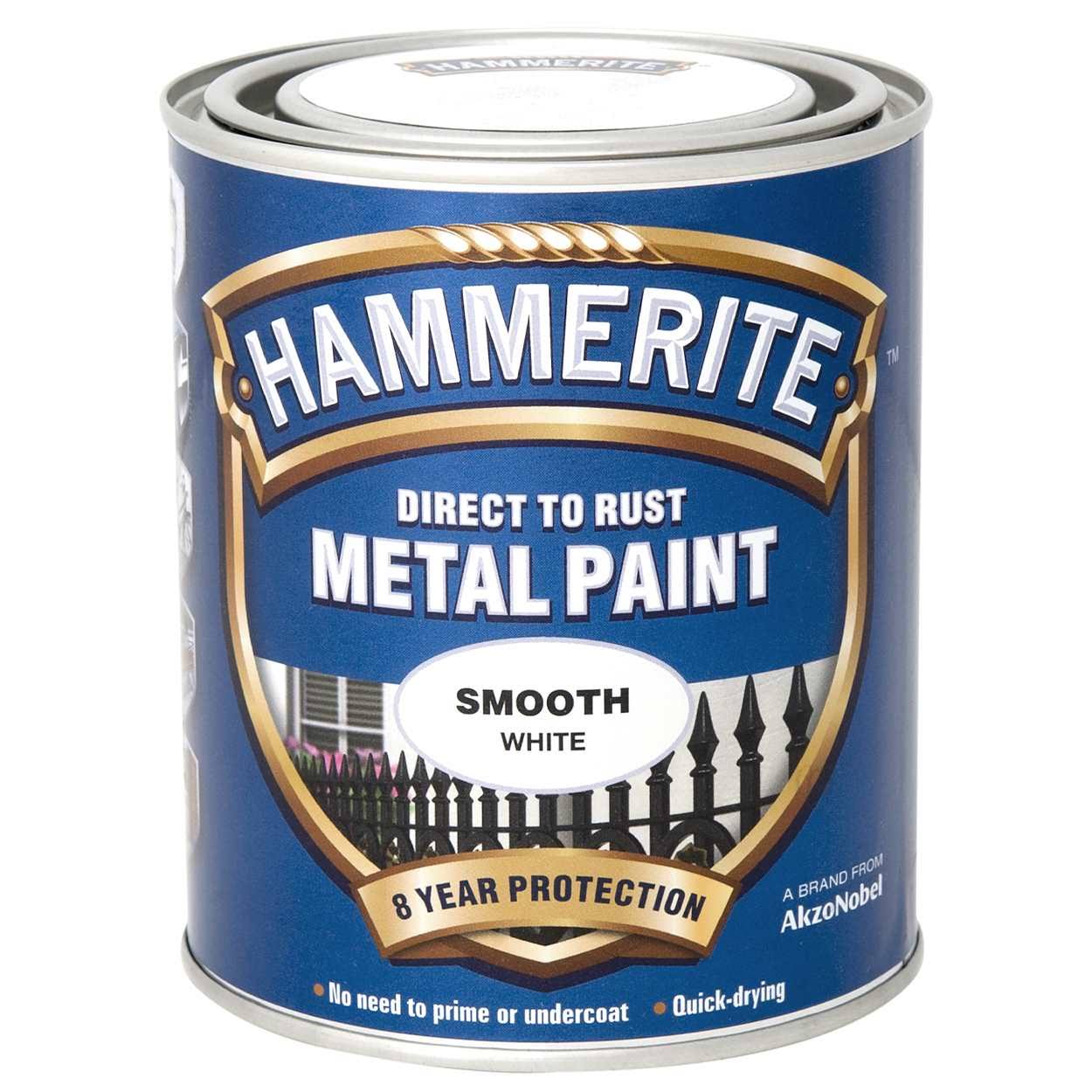 Hammerite Metal Paint - Smooth White