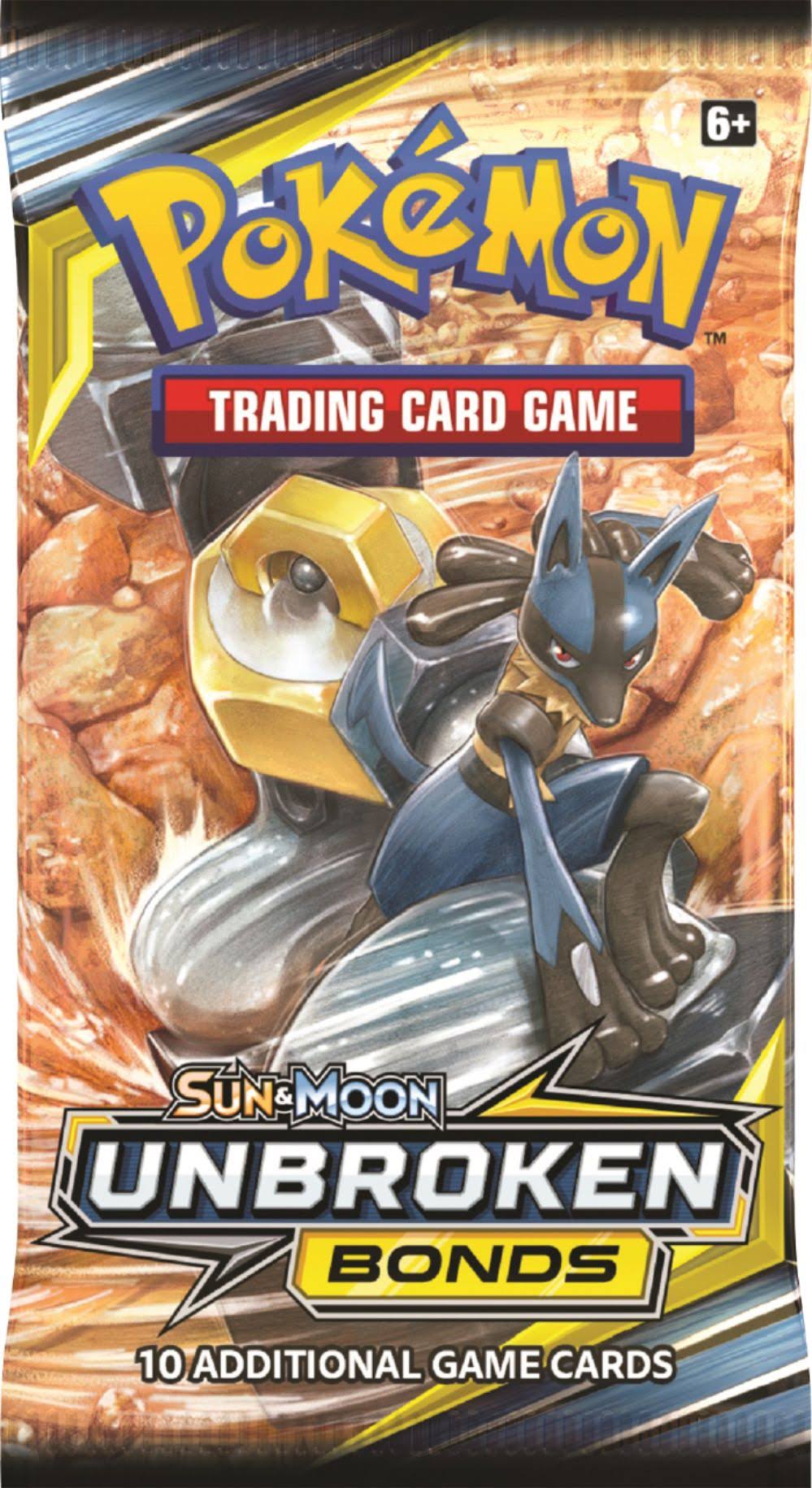 Pokemon TCG Sun & Moon Unbroken Bonds Booster Pack Game Cards