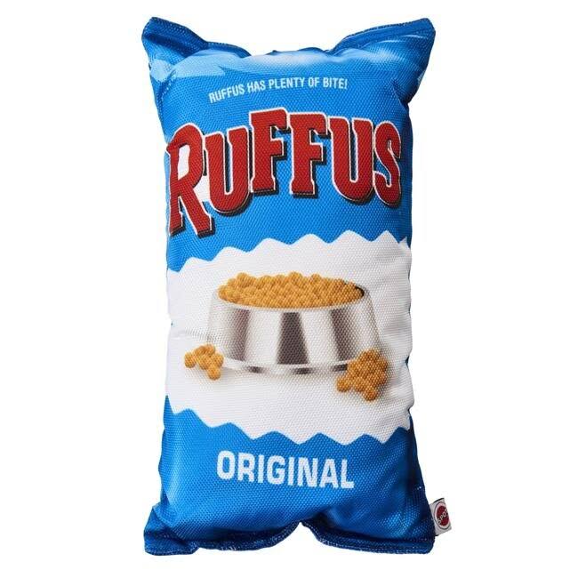 Ethical Products 77495 14 in. Fun Food Ruffus Chips Plush Dog Toy