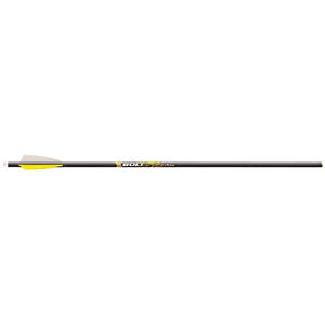 Victory Half Moon Nock - Fletched Crossbow Carbon Archery Arrow X-Bolt 22 inch - 3pk, Black
