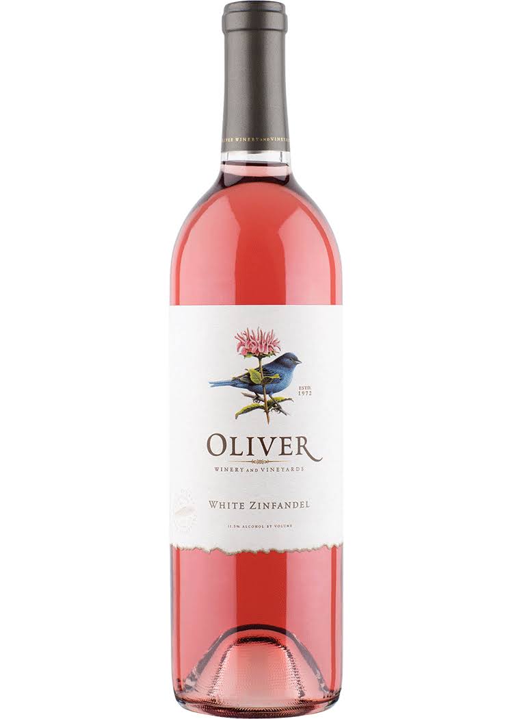 Oliver White Zinfandel Rose Wine - 750ml Bottle