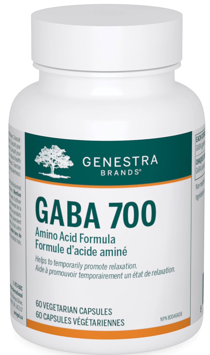 Genestra Brands GABA 700 Supplement - 60ct