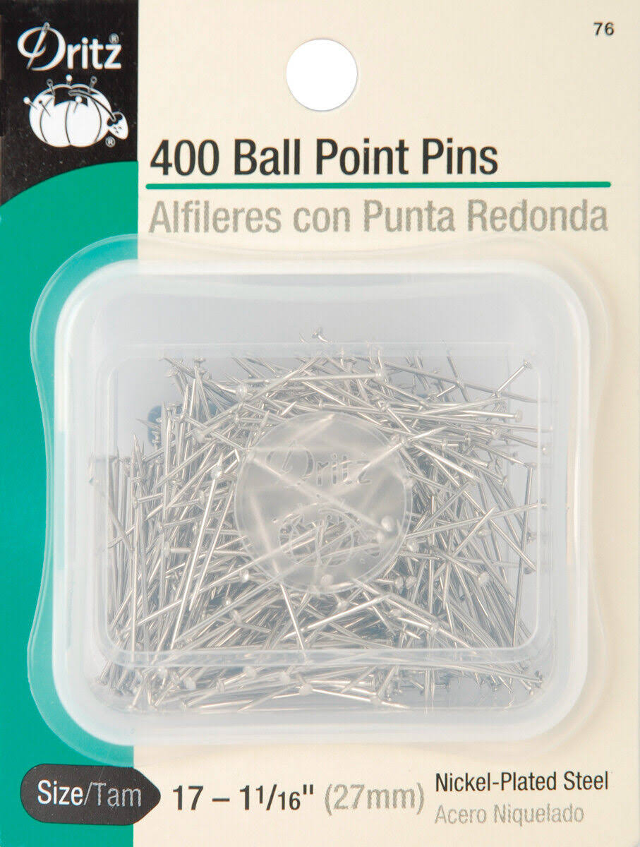 Dritz Ball Point Pins 400/Pkg-Size 17